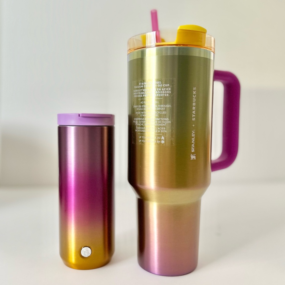 Starbucks x Stanley Summer Sunset 40oz / Sunset Ombré 12oz Tumblers Set